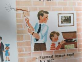 "Joka päivä uusia saavutuksia - tulee uutta" -neuvostoliittolainen propagandajuliste v. 1970