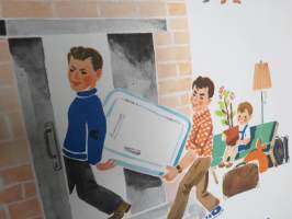 "Joka päivä uusia saavutuksia - tulee uutta" -neuvostoliittolainen propagandajuliste v. 1970