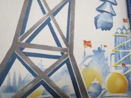 "Sähköistämisohjelma etetee" -neuvostoliittolainen propagandajuliste v. 1970