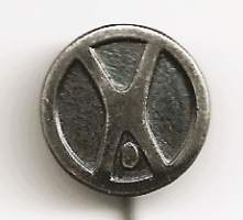 Koululiikuntaliiton (KLL) voimistelu taitomerkki hopea - rintamerkki, neulamerkki