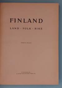 Finland: Land · Folk · Rike . Osa II. ( 20-luku, kansantiede, geologia )