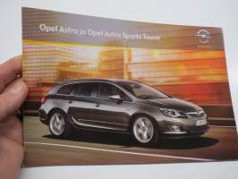 Opel Astra, Astra Sports Tourer 2011 -myyntiesite / sales brochure