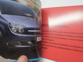 Opel Astra 2009 -myyntiesite / sales brochure