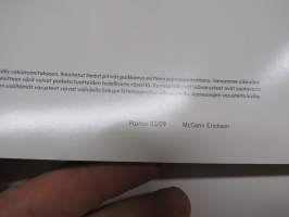 Opel Astra 2009 -myyntiesite / sales brochure