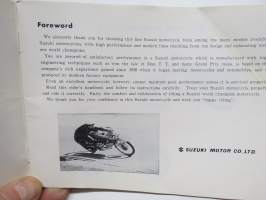 Suzuki A70-II Owner´s Manual -käyttöohjekirja