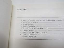 Suzuki A70-II Owner´s Manual -käyttöohjekirja