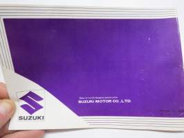 Suzuki A70-II Owner´s Manual -käyttöohjekirja