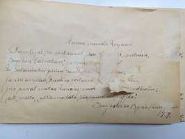 Muistokirja - Aune Heleena Ruuth (Suojaasto, Vehmaa) -muistokirja kiiltokuvineen ja  teksteineen vv. 1919-1923, runsaasti kiiltokuvia, kaikki näkyvät kohteen kuvista