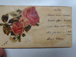 Muistokirja - Aune Heleena Ruuth (Suojaasto, Vehmaa) -muistokirja kiiltokuvineen ja  teksteineen vv. 1919-1923, runsaasti kiiltokuvia, kaikki näkyvät kohteen kuvista