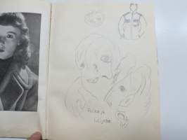 Sotilasmuistioni, M.E. 1955 -varusmiesaikaisia muistoja ja piirroksia ym. varten tarkoitettu kirja, tässä enimmäkseen piirroshahmotelmia