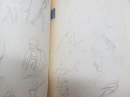 Sotilasmuistioni, M.E. 1955 -varusmiesaikaisia muistoja ja piirroksia ym. varten tarkoitettu kirja, tässä enimmäkseen piirroshahmotelmia