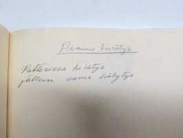 Sotilasmuistioni, M.E. 1955 -varusmiesaikaisia muistoja ja piirroksia ym. varten tarkoitettu kirja, tässä enimmäkseen piirroshahmotelmia