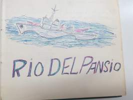 Sotilasmuistio, matruusi T.K. - Rio Del Pansio, TurLas -varusmiesaikaisia muistoja ja piirroksia ym. varten tarkoitettu kirja