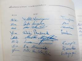 Sotilasmuistio, matruusi T.K. - Rio Del Pansio, TurLas -varusmiesaikaisia muistoja ja piirroksia ym. varten tarkoitettu kirja