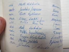 Sotilasmuistio, matruusi T.K. - Rio Del Pansio, TurLas -varusmiesaikaisia muistoja ja piirroksia ym. varten tarkoitettu kirja