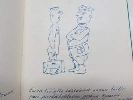 Sotilasmuistio, matruusi T.K. - Rio Del Pansio, TurLas -varusmiesaikaisia muistoja ja piirroksia ym. varten tarkoitettu kirja