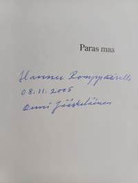 Paras maa (signeerattu, tekijän omiste)