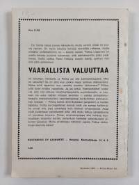 Vaarallista valuuttaa (painovirhekappale)