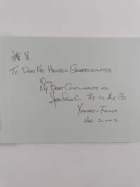 写真集世界の新鋭クルーズ客船 1986-2000 = The World's Prominent Modern Cruise Ships - Built between 1986-2000 (signeerattu, tekijän omiste)