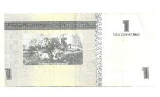 Kuuba 1 Peso 2016 seteli