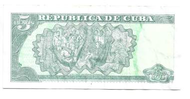 Kuuba 5 Pesos 2015  seteli