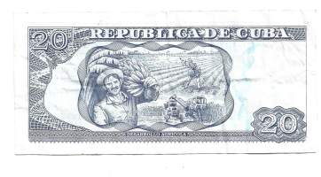 Kuuba 20 Pesos 2014  seteli