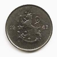 25  penniä  1943 Fe