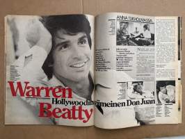 Anna 1975 nr 45, ilmestynyt 4.11.1975, Ritva Oksanen, Liisa Veijalainen, Anita Välkki, Warren Beatty