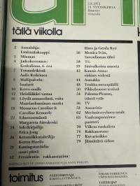 Anna 1975 nr 32, ilmestynyt 5.8.1975, Uma, Monacon Caroline ja Caroline Kennedy, Margareta Aittokoski, Erica Joni, Kerttu Horila