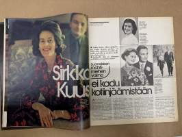 Anna 1975 nr 42, ilmestynyt 14.10.1975, Sirkka Kuusi, Patricia Hearst, Hilary Tindall, Dustin Hoffman, 100 suomalaista miestä ja kotityöt