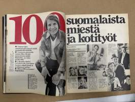 Anna 1975 nr 42, ilmestynyt 14.10.1975, Sirkka Kuusi, Patricia Hearst, Hilary Tindall, Dustin Hoffman, 100 suomalaista miestä ja kotityöt