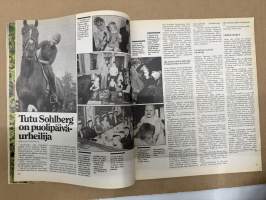 Anna 1975 nr 50, ilmestynyt 9.12.1975,  Tuulikki (Tutu) Sohlberg, Suvi Lukkarinen, Arto Tuomisen viikko