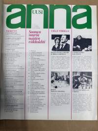 Anna 1972 nr 50, ilmestynyt 12.12.1972, Sakari Jurkka ja Helén Elde, Oy Parvilla Ab, Totuusleikki Sammy Babitzin, Joulu Isolan talossa