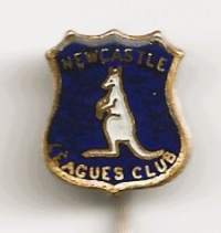 NEWCASTLE RUGBY LEAGUE -SEURAN PINSSI  - rintamerkki, neulamerkki