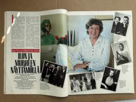 Kotiliesi 1986 nr 19 (3.10.1986), Rauni Luoma, Sorsan mukana Kiinassa, huonekalu, kaava-arkki, peruna