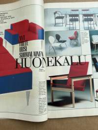 Kotiliesi 1986 nr 19 (3.10.1986), Rauni Luoma, Sorsan mukana Kiinassa, huonekalu, kaava-arkki, peruna