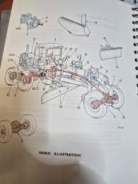 Pacer  400  &amp; super  500 motor grader parts book