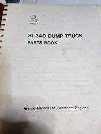 SL 340 dump truck parts book.  TP 501/ sl 3.