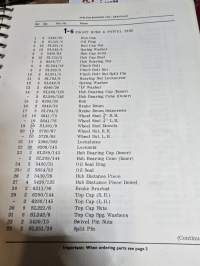 SL 340 dump truck parts book.  TP 501/ sl 3.