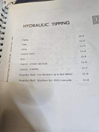 SR 1 dump truck &amp; SR 2 minecar  parts book