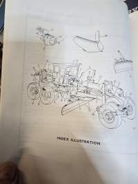 Super 500 &amp; 600 grader  parts book. SG 851 onwards