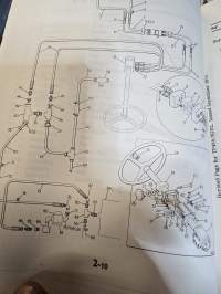 Super 500 &amp; 600 grader  parts book. SG 851 onwards