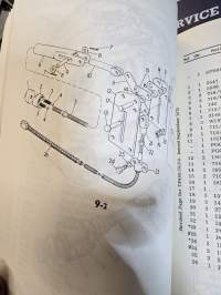 Super 500 &amp; 600 grader  parts book. SG 851 onwards