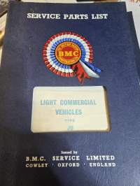 BMC light commercial vehicles type JU service parts book
