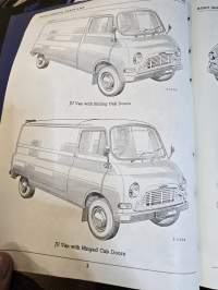 BMC light commercial vehicles type JU service parts book