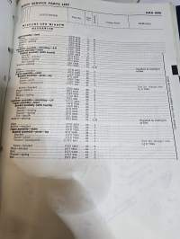 BMC light commercial vehicles type JU service parts book