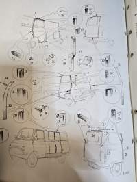 BMC light commercial vehicles type JU service parts book