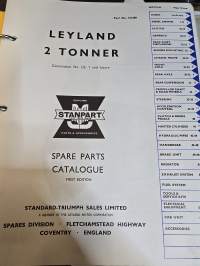 Leyland 2 tonner spare parts catalogue. 1964