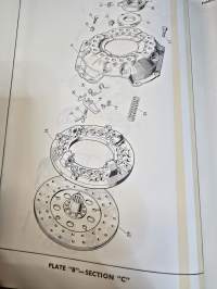 Commer 7,5 - 8 - 10 and 12 ton models parts list  1962