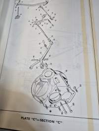 Commer 7,5 - 8 - 10 and 12 ton models parts list  1962
